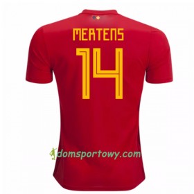Koszulka Belgia Mertens 14 Domowe Koszulki Piłkarskie Mistrzostwa Świata 2018